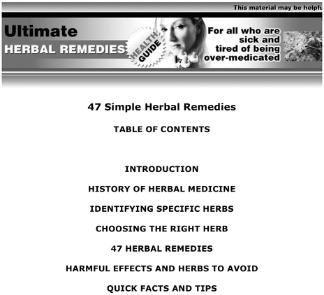 Product picture Ultimate Herbal Remedies